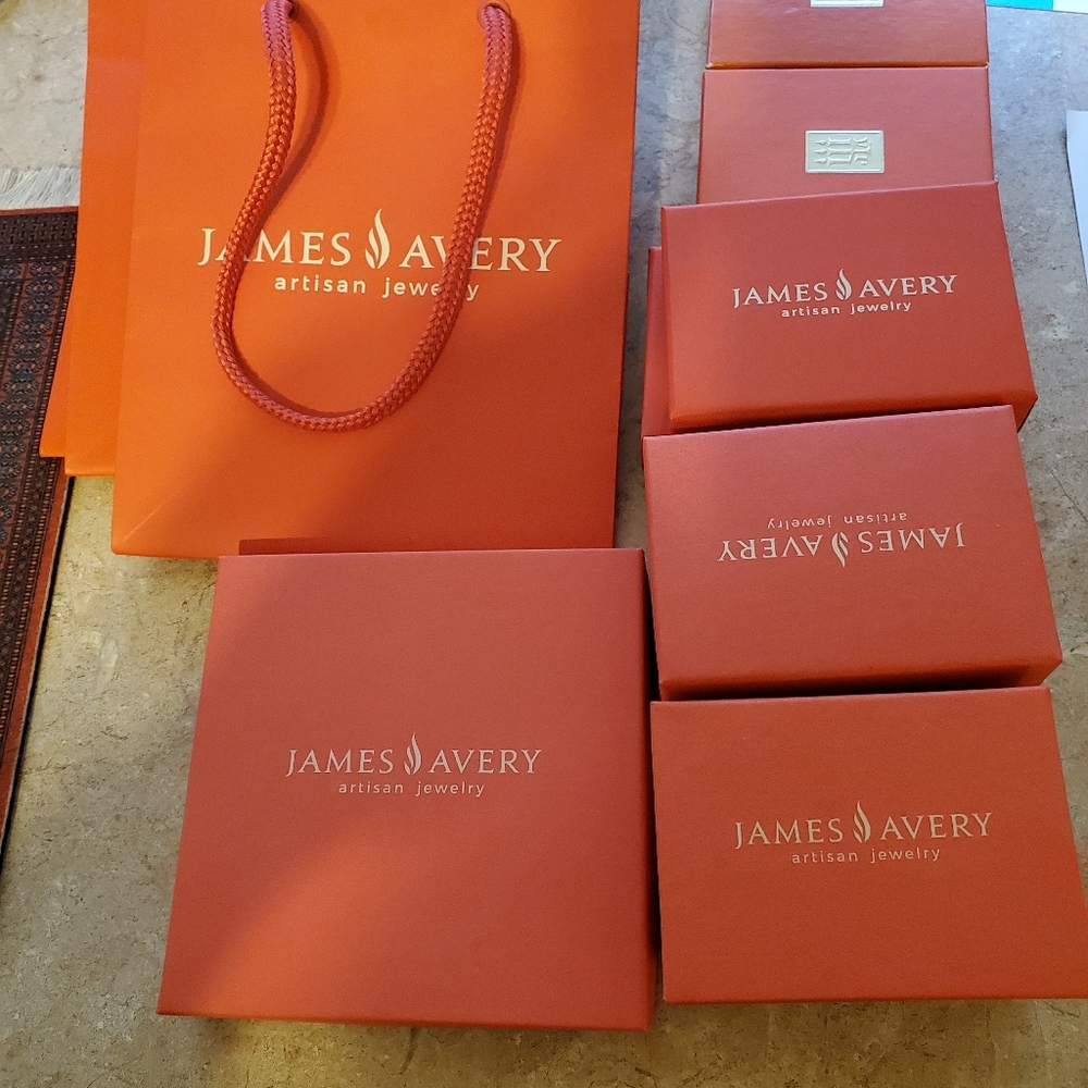 James Avery BOXES and BAGS no jewelry